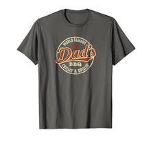 Load image into Gallery viewer, Mens Vintage Dad&#39;s BBQ Chilling and Grilling T-Shirt
