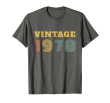 Load image into Gallery viewer, 41st Birthday Gift Vintage 1978 Year T-Shirt
