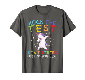 Rock The Test Funny School Professor Teacher Joke T-Shirt