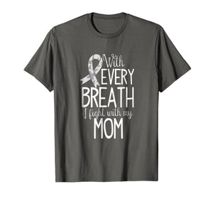Mom Lung Cancer Awareness T Shirt Women Men Kids