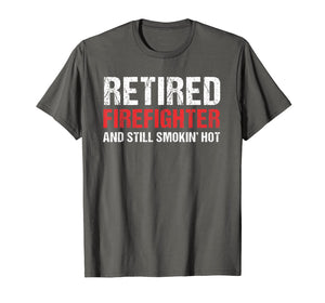 Retired Firefighter Fireman Retirement Party Gift Tee Shirt
