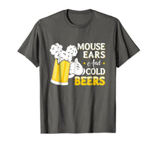 Load image into Gallery viewer, Mouse Ears And Cold Beers Tee Funny Tshirt
