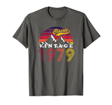 Load image into Gallery viewer, Retro Vintage 40th birthday 1979 Gifts T-Shirt
