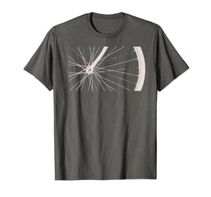 Bike Wheel Close Up of Radial Spokes T-shirt