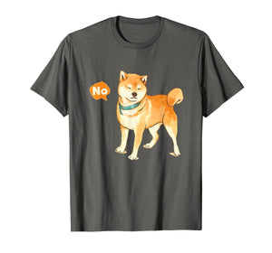 Cute Shiba Inu Shirt Nope - Doge Meme Shirt