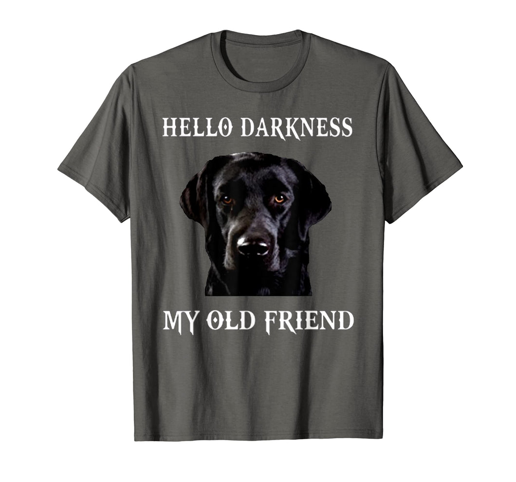 Labrador Hello Darkness My Old Friend t-shirt