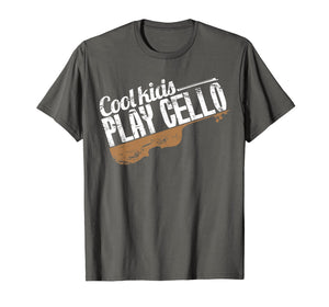 Cook kids play cello fun Gift for Cello Player Cellist Shirt