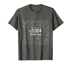 32nd Birthday Gift 32 Years Old - Square Root of 1024 Shirt