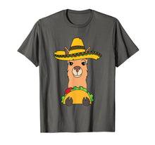 Load image into Gallery viewer, Llama Eating Taco Shirt | Cool Mexican Alpaca Funny Gift
