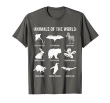 Load image into Gallery viewer, SIMPLE VINTAGE HUMOR FUNNY RARE ANIMALS OF THE WORLD T-SHIRT
