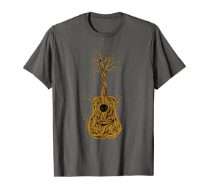 Acoustic Guitar Tree of Life T-Shirt Nature Guitarist Gift