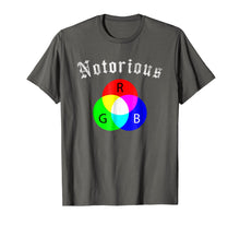 Load image into Gallery viewer, Color Wheel Shirt - Notorious RGB Tee - RGB not CMYK TShirt
