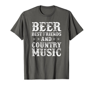 Beer Best Friends And Country Music T-Shirt