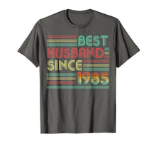 Load image into Gallery viewer, 34th Wedding Anniversary Gifts Best Husband Since 1985 Shirt
