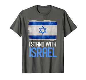 I Stand With Israel Flag Shirt Independence Men Women