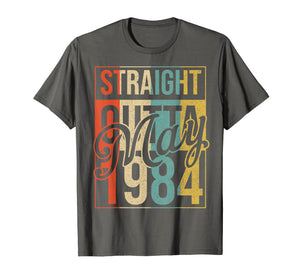 35th Birthday Gift Straight Outta Vintage May 1984 T-Shirt