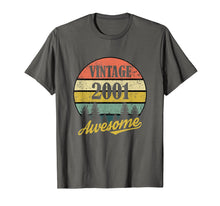 Load image into Gallery viewer, Retro Vintage 2001 TShirt 18th Birthday Gifts 18 Years Old
