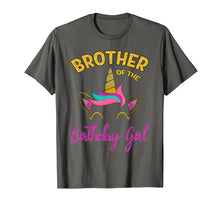 Load image into Gallery viewer, Brother of the Unicorn Birthday Girl T-Shirt Matching Shirt
