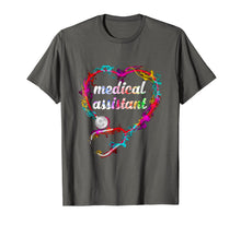 Load image into Gallery viewer, Cute Medical Assistant Colorful Stethoscope Heart T-shirt
