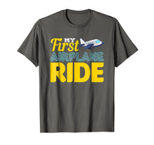 Load image into Gallery viewer, My First Airplane Ride Vacation T-shirt
