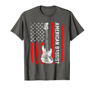 American Bassist Bass Guitar Player Funny T-Shirt