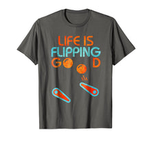 Load image into Gallery viewer, Classic Retro Pinball T-shirt - Life is Flipping Good Gift
