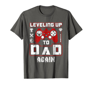 Mens Leveling Up To Dad Again Game T-Shirt