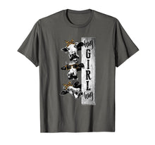 Load image into Gallery viewer, Leopard Bandana Cow T-Shirt, Hay Girl Hay Heifer Farmer Shir
