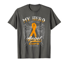 Load image into Gallery viewer, My Hero Is Now My Angel COPD AWARENESS T-shirt

