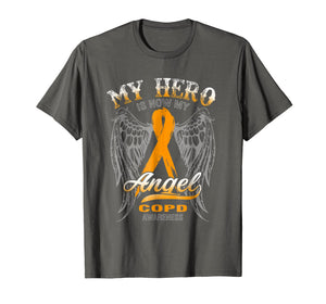 My Hero Is Now My Angel COPD AWARENESS T-shirt