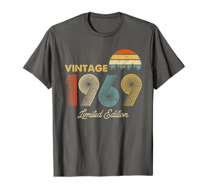 Made in 1969 - Shirt - Vintage 1969 50th Birthday Gift T-Shirt