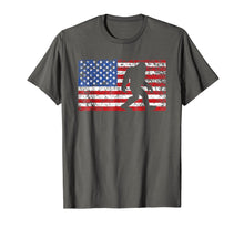 Load image into Gallery viewer, American Flag Bigfoot T-Shirt, Funny 4th of July Sasquatch
