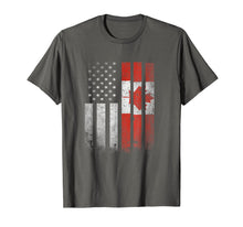 Load image into Gallery viewer, Canada Flag T-Shirt Canadian America Flag Vintage Shirt
