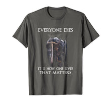 Load image into Gallery viewer, It is how one lives that matters knight templar T-shirt
