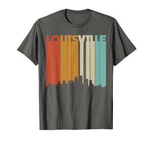 Louisville Retro Skyline City T-Shirt Souvenir Skyline