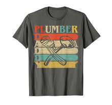 Load image into Gallery viewer, Retro Vintage Daddy Plumber T-Shirt Funny Plumbing Dad Gift
