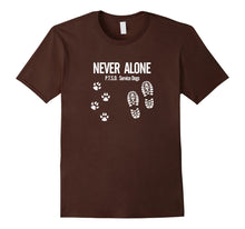 Load image into Gallery viewer, Never Alone P.T.S.D. Service Dogs T-shirt
