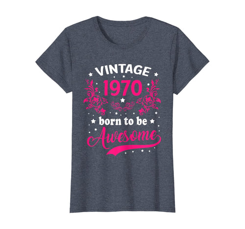 Womens 50th Birthday Gift-Vintage 1970 Classic 2020 Women 50 Years T-Shirt