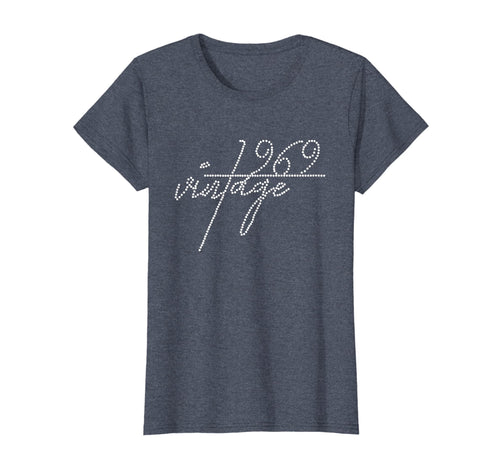 Womens 50th Birthday Funny Shirt, Vintage 1969 Women T shirt