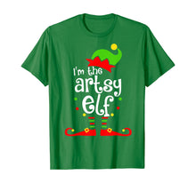 Load image into Gallery viewer, Artsy Elf Christmas Funny Elfin Xmas Graphic Gift T-Shirt
