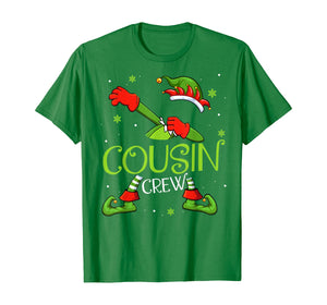 Cousin Crew Dabbing Dance Family Xmas Gift for Girl Kid Boy T-Shirt