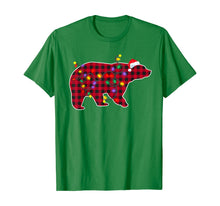 Load image into Gallery viewer, Christmas Decorations Red Plaid Buffalo Bear Xmas Pajamas T-Shirt
