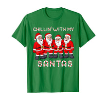 Load image into Gallery viewer, Chillin With My Santas Christmas Boys Girls Kids Xmas T-Shirt
