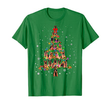 Load image into Gallery viewer, Cute German Shepherd dog Christmas Tree gift decor Xmas tree T-Shirt
