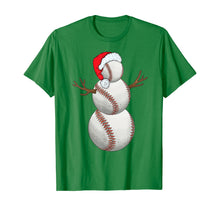 Load image into Gallery viewer, Christmas Baseball Snowman Ball Xmas Gift For Men Women Kids T-Shirt
