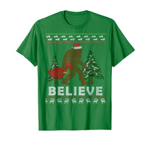 Load image into Gallery viewer, Christmas Sasquatch Santa Bigfoot Believe Yeti Xmas Gift Tee T-Shirt
