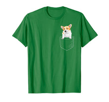 Load image into Gallery viewer, Corgi in Pocket Shirt - Cute Corgi Gift
