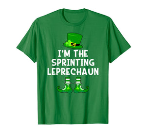 Sprinting Leprechaun T-shirt St Patrick's Day Sprinter Tee
