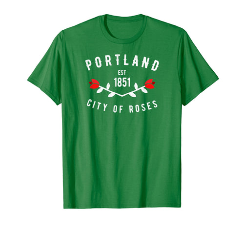 Vintage Portland City of Roses Oregon PDX Tshirt