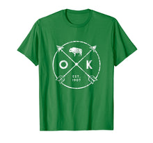 Load image into Gallery viewer, Oklahoma Adventure Shirt, Est 1907 Buffalo Arrows State Gift
